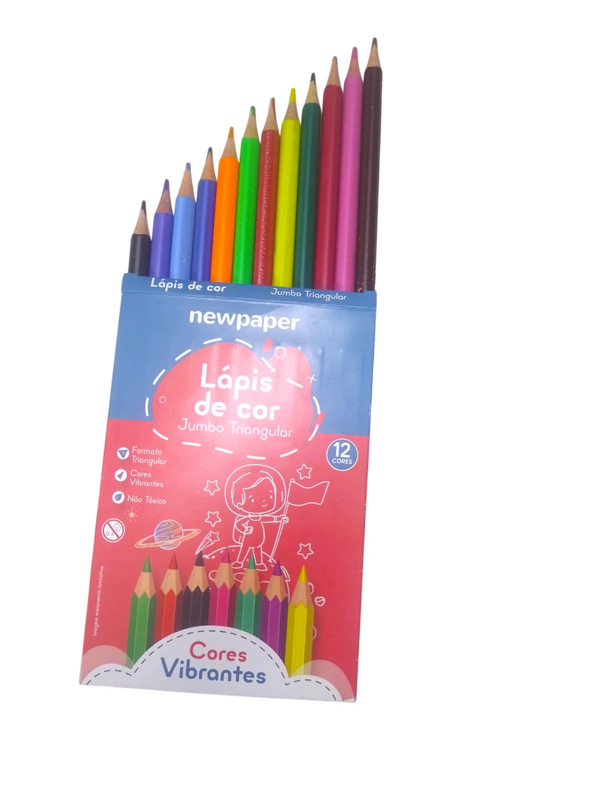 LAPIS COR JUMBO NEWPAPER 